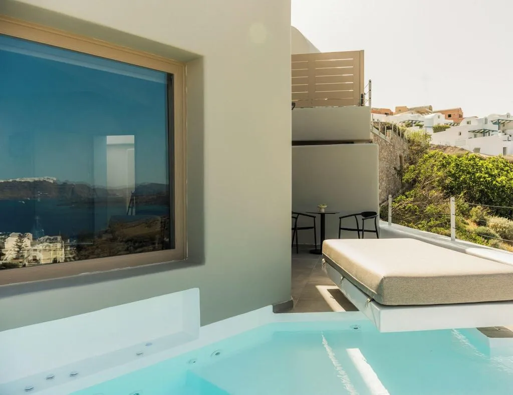 Terrace, Black Diamond Suites - Adults Only, Santorini