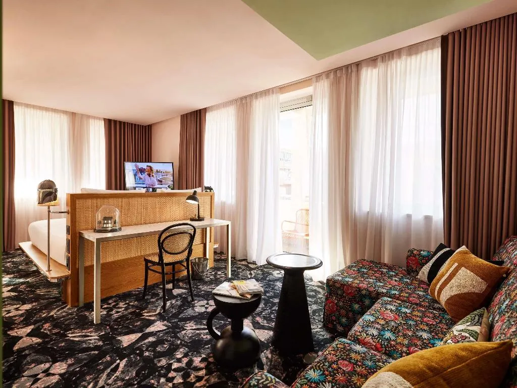 DOUBLE WITH BALCONY Room, Mama Shelter Roma, Rome