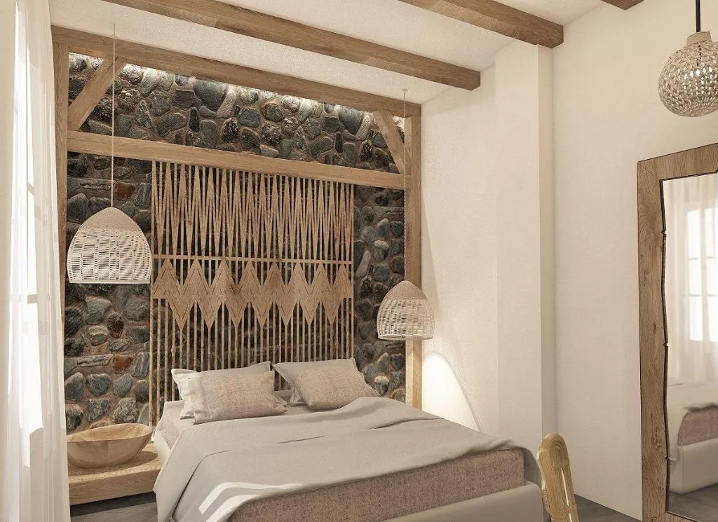 Room, Makris Beach Hotel, Santorini