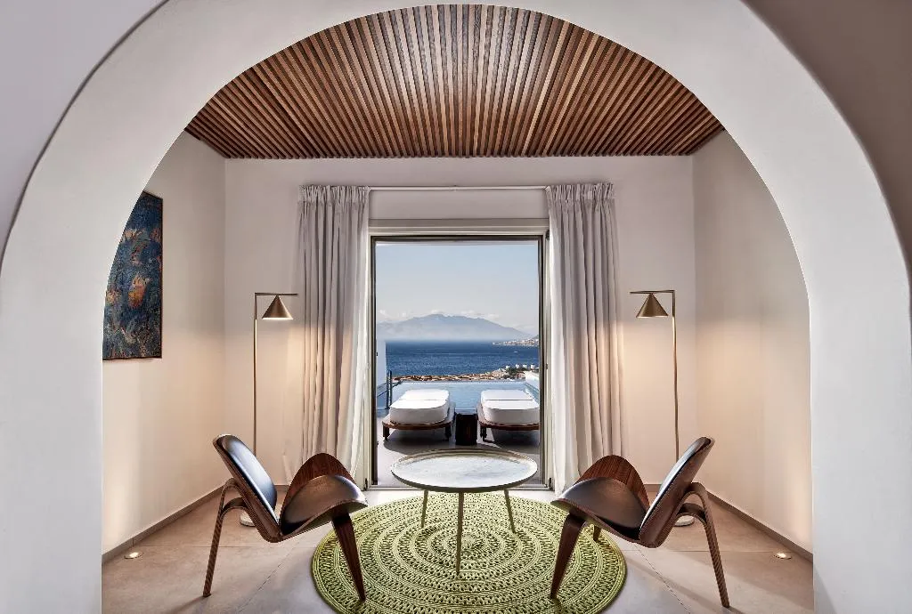 SUITE SEA VIEW WITH PRIVATE POOL Room, Myconian Naia - Preferred Hotels & Resorts, Mykonos