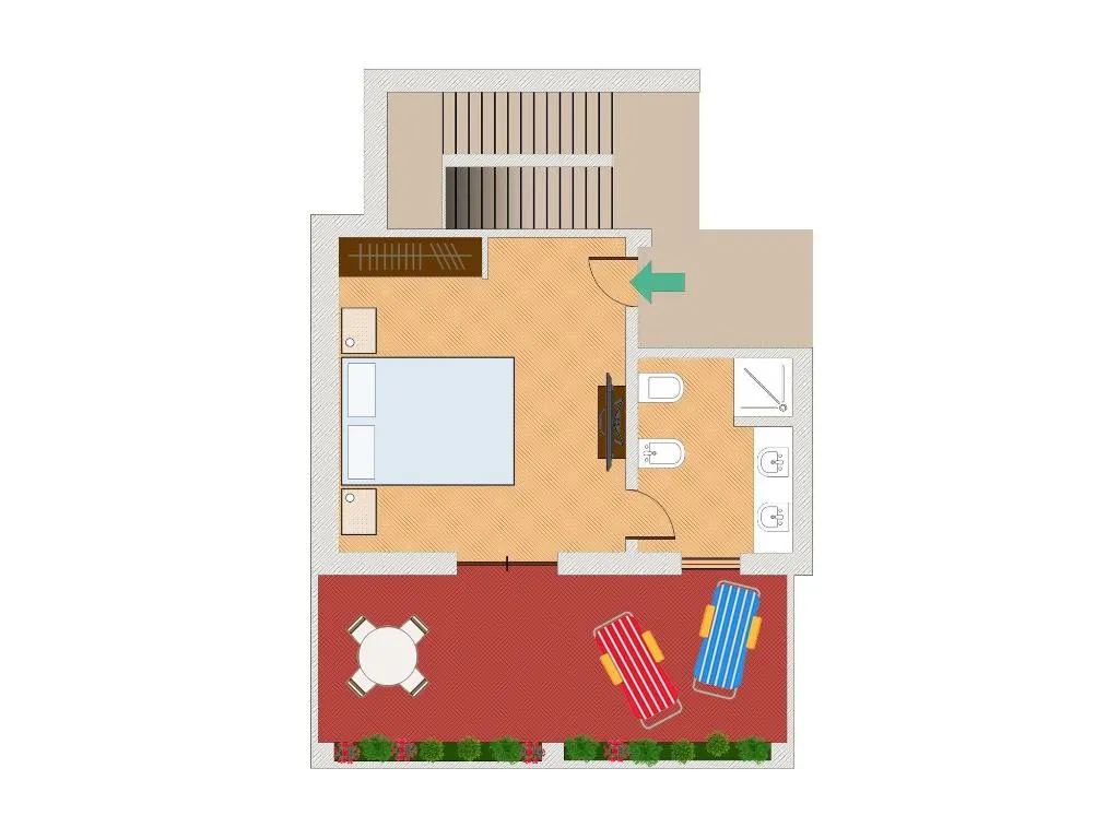 Room, Villa Anastasia, Olbia