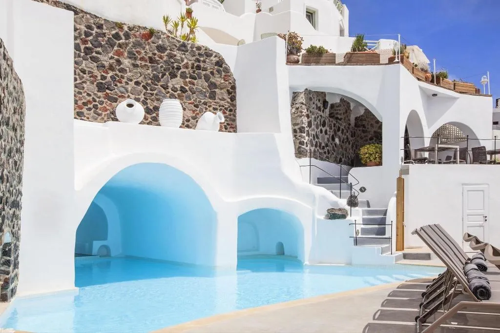 Pool, Esperas Houses Apartments, Santorini