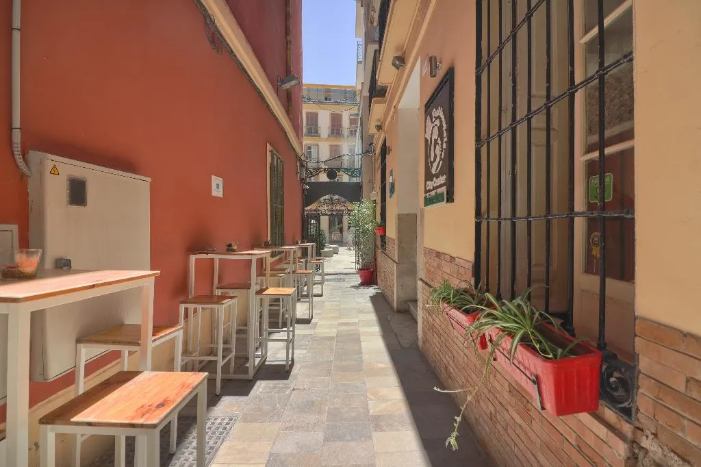 Terrace, Feel Hostel City Center Malaga, Costa Del Sol