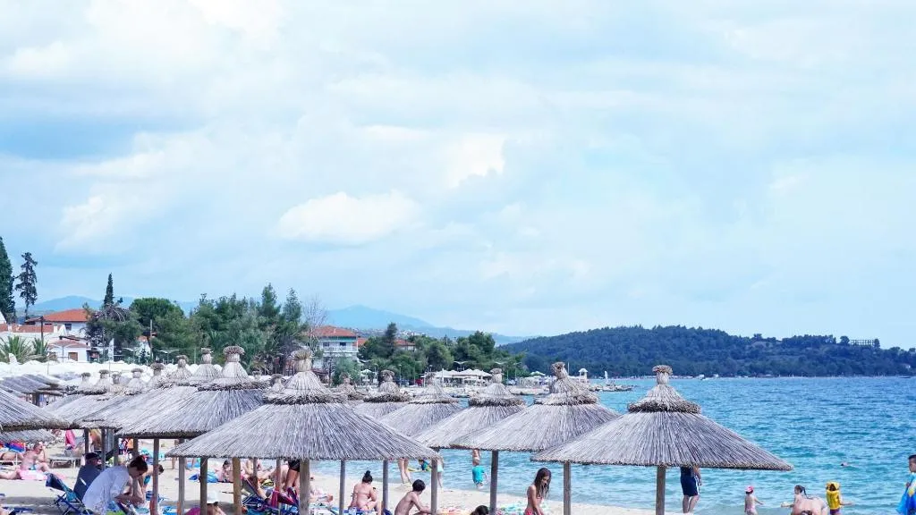 Beach, Costa Domus Blue Luxury Apartments, Thessaloniki