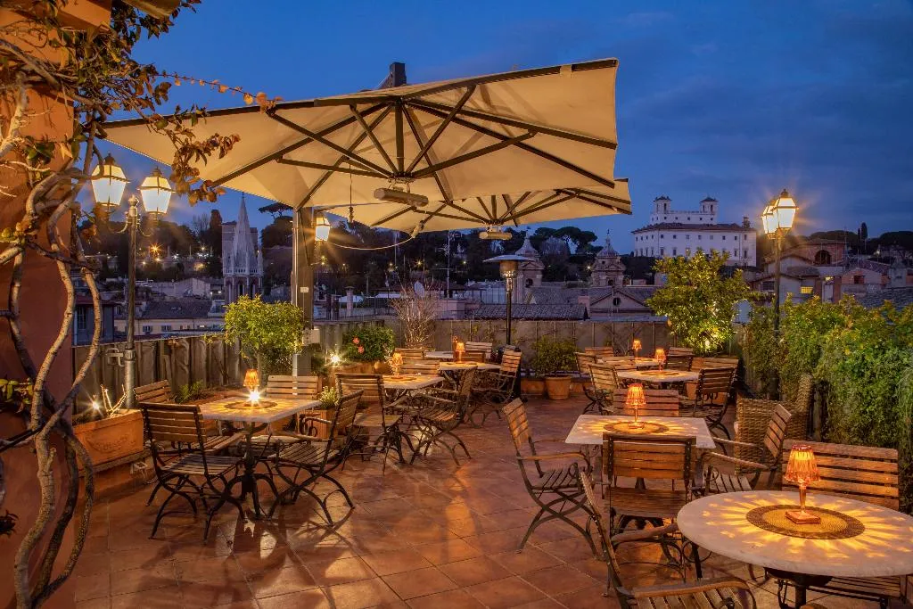Terrace, Mozart, Rome