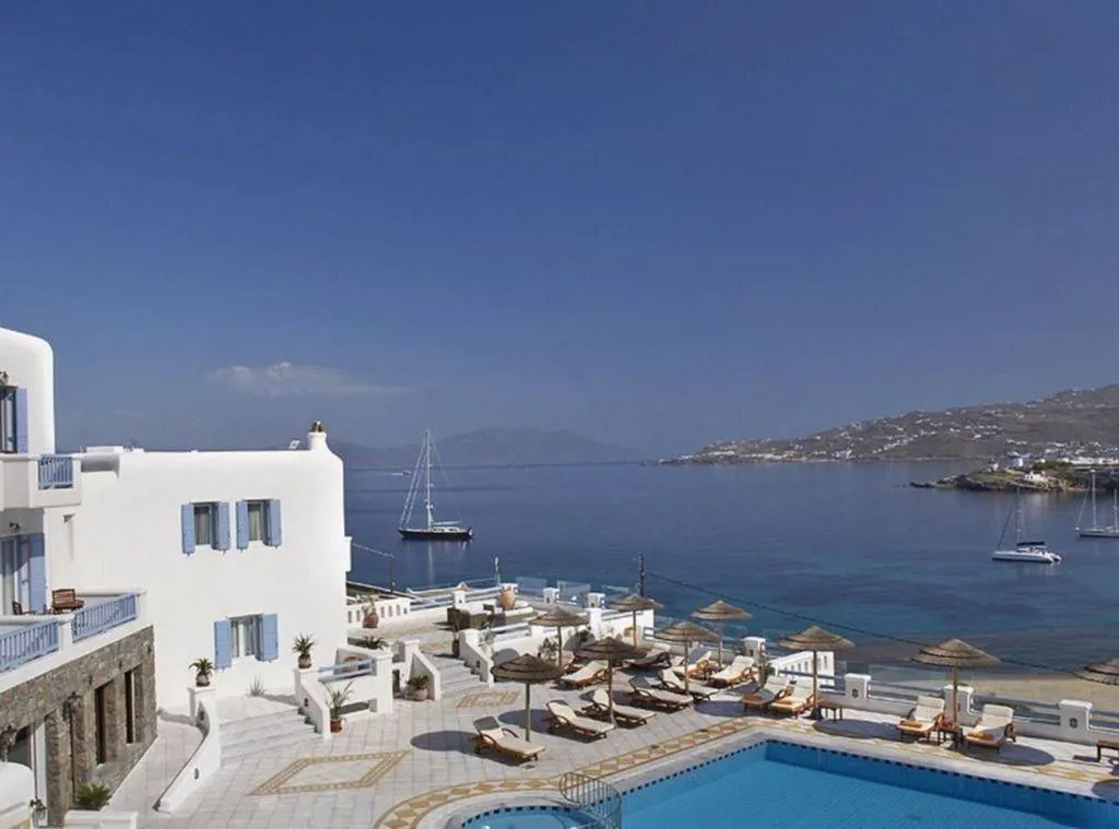 General view, Grand Beach, Mykonos