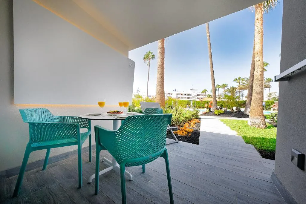 Terrace, Relaxia Los Girasoles Bungalows, Gran Canaria