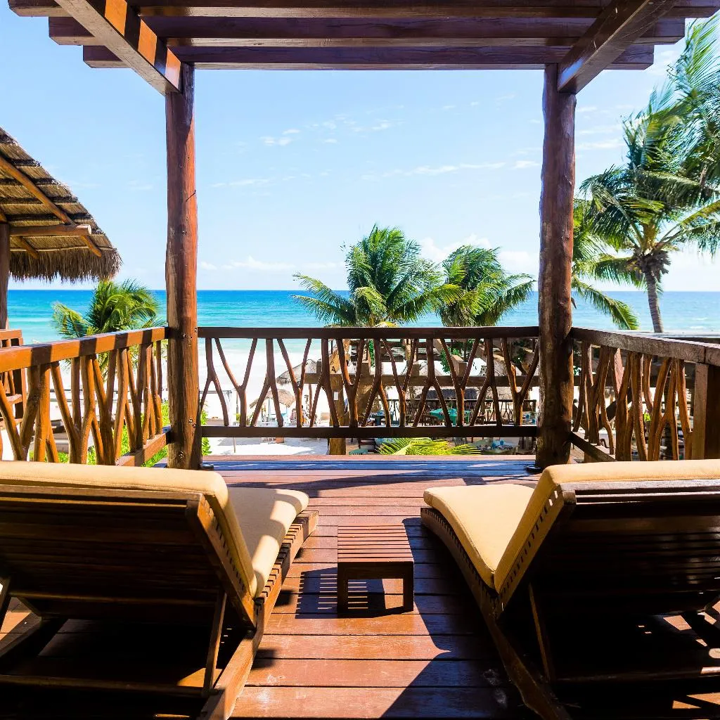 DOUBLE OCEAN VIEW KING BED Room, Ana y Jose Hotel & Spa Tulum, Cancun Area