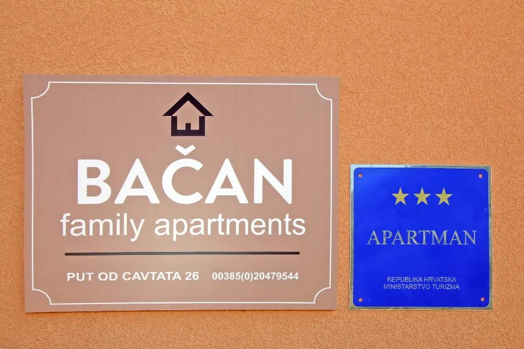APARTMENT TWO BEDROOMS Room, Bacan Family Apartments, Dubrovnik