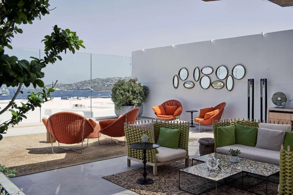 Bar, Myconian Naia - Preferred Hotels & Resorts, Mykonos