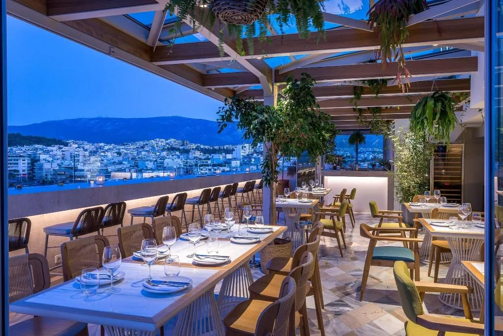 Terrace, Niche Hotel Athens, Athens