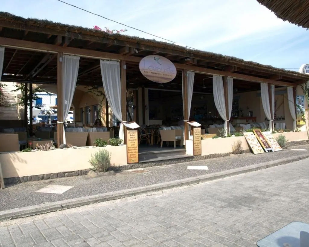 Restaurant, Levante Beach, Santorini