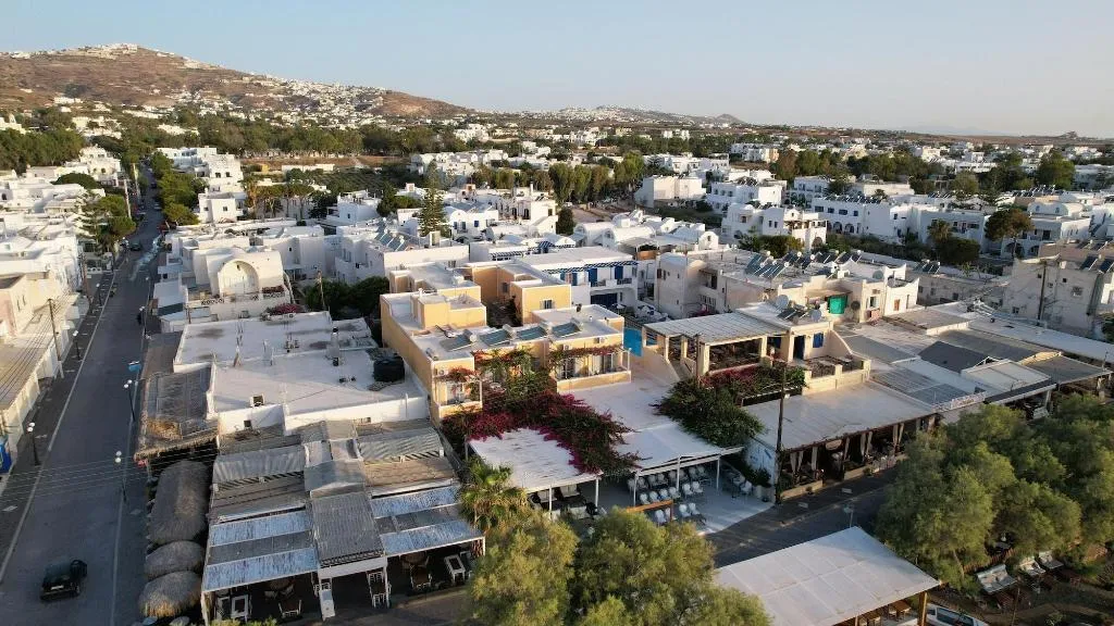 General view, Nostos Beach, Santorini