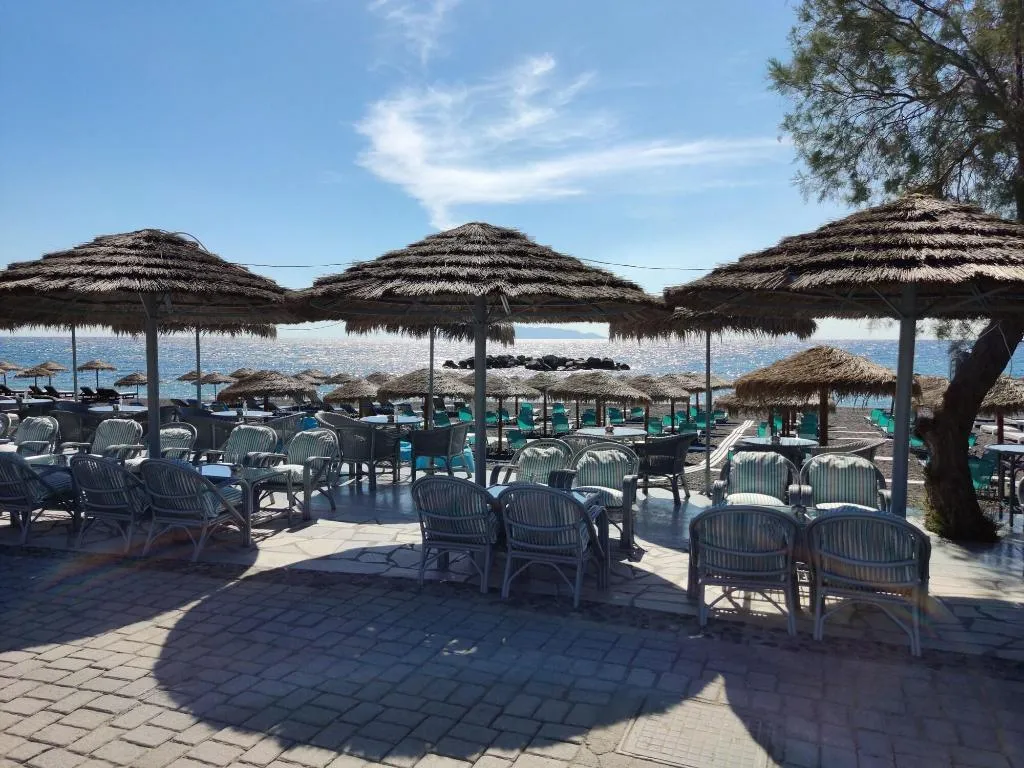 General view, Nostos Beach, Santorini
