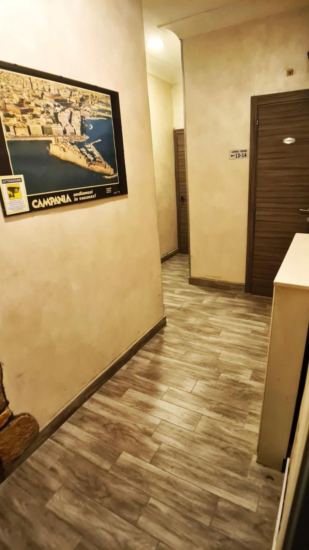 Lobby, Hotel Ginevra, Naples