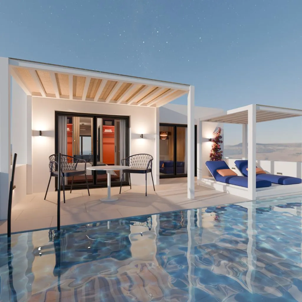 SUITE ONE BEDROOM ONE BATHROOM Room, Cresanto Luxury Suites Santorini, Santorini