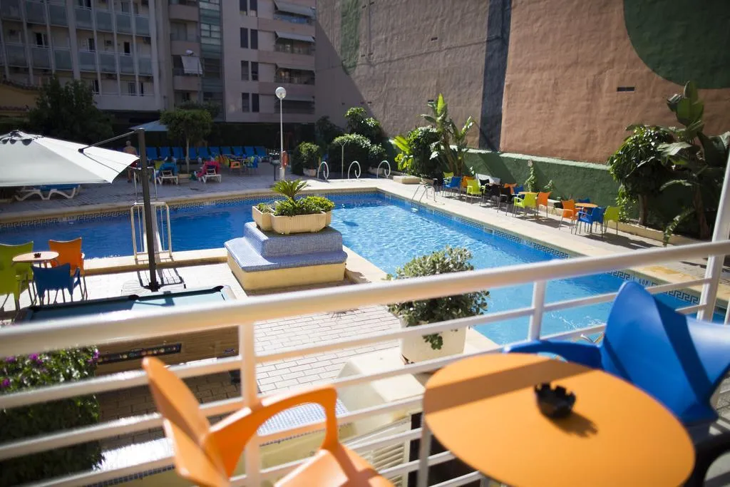 Terrace, Hotel Port Vista Oro, Costa Blanca