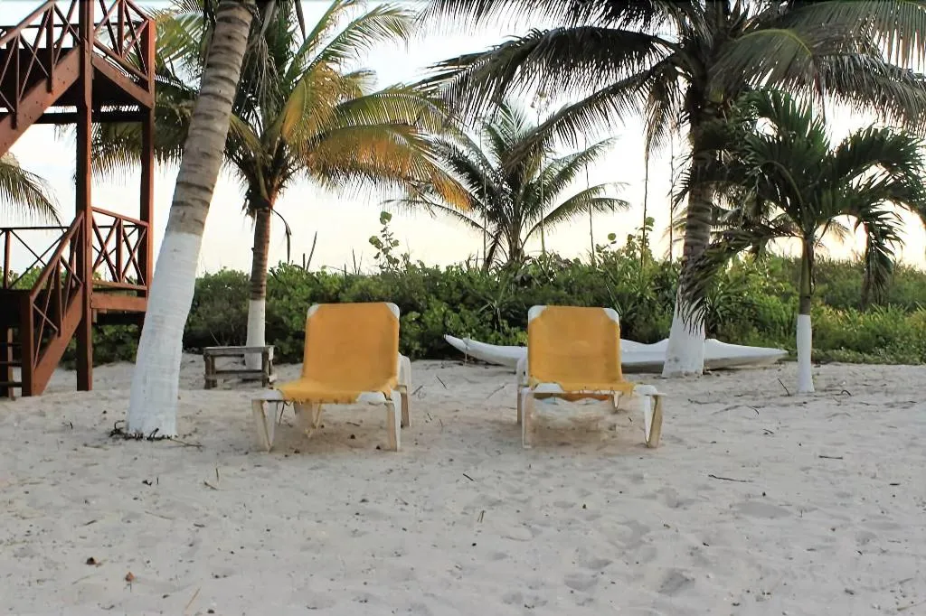 Beach, Cabañas El Cuyo, Cancun Area