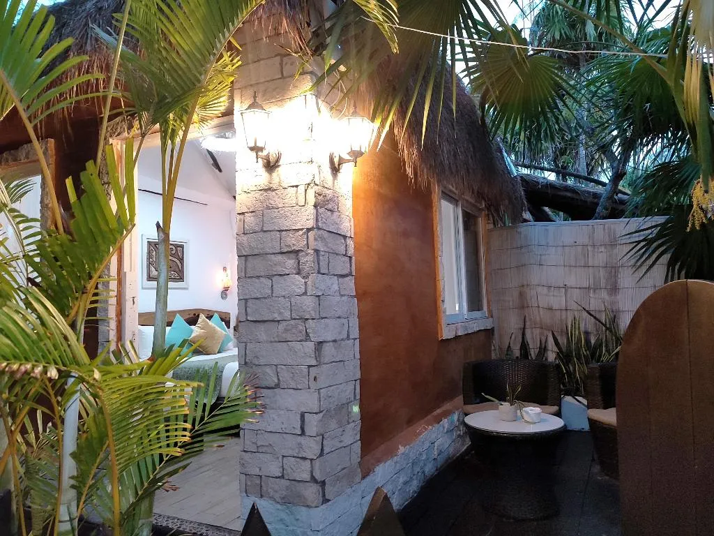 JUNIOR SUITE GARDEN VIEW Room, Villa Las Estrellas Tulum - located at party zone, Cancun Area