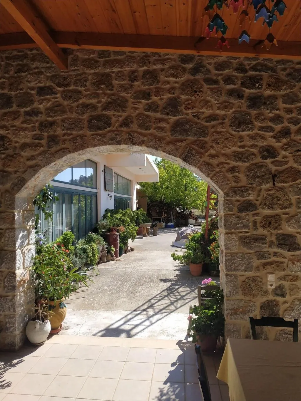 Restaurant, Windy Place, Crete