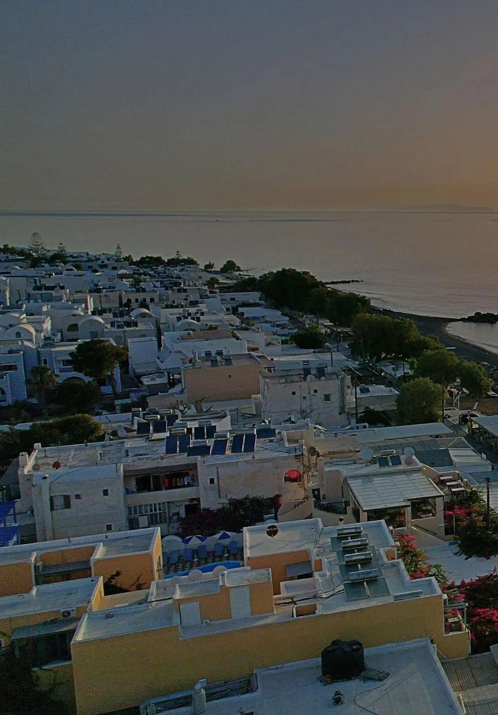 General view, Nostos Beach, Santorini