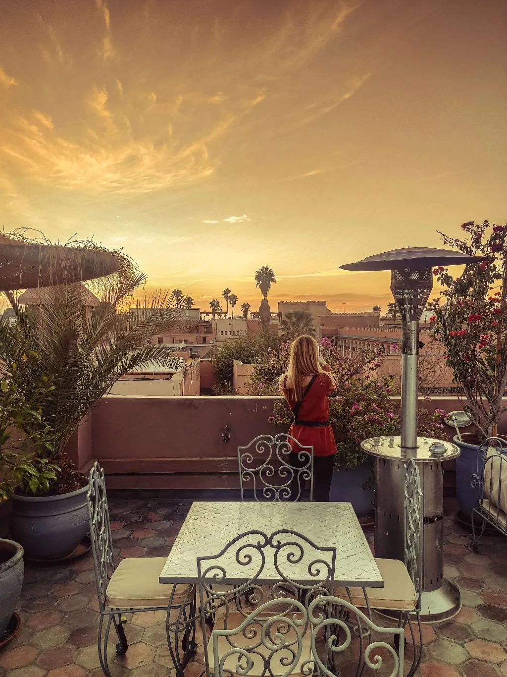 Terrace, Monriad, Marrakech