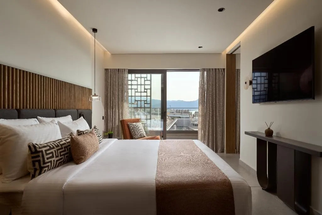 DOUBLE SUPERIOR SIDE SEA VIEW Room, Rocca A Mare Heraklion - Handwritten Collection, Crete