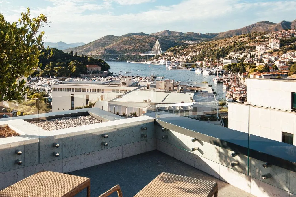 Double or Twin DELUXE SEA VIEW WITH BALCONY Room, City Hotel Dubrovnik, Dubrovnik