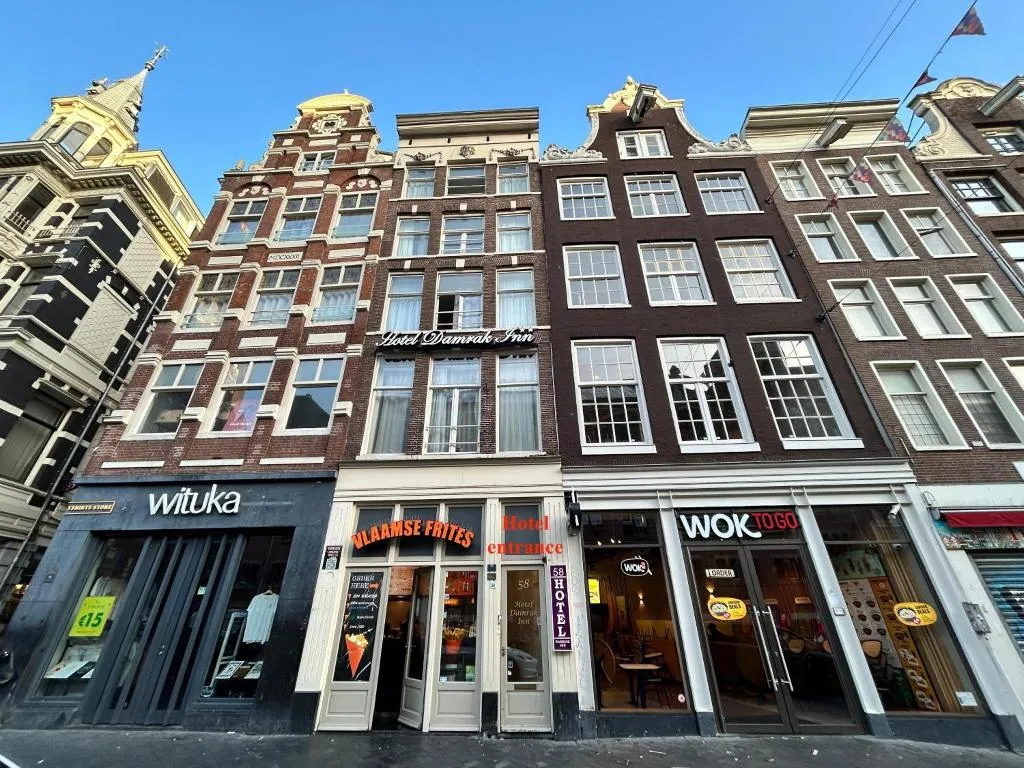General view, Damrak-Inn, Amsterdam