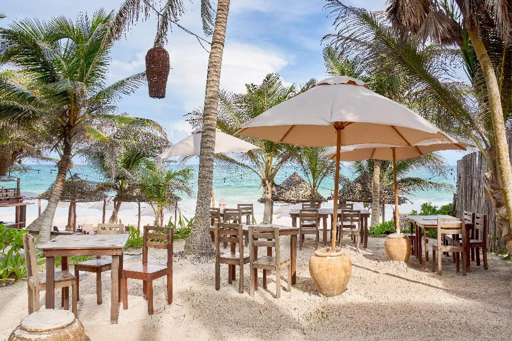 Restaurant, Hotel Dos Ceibas Eco Retreat Tulum, Cancun Area
