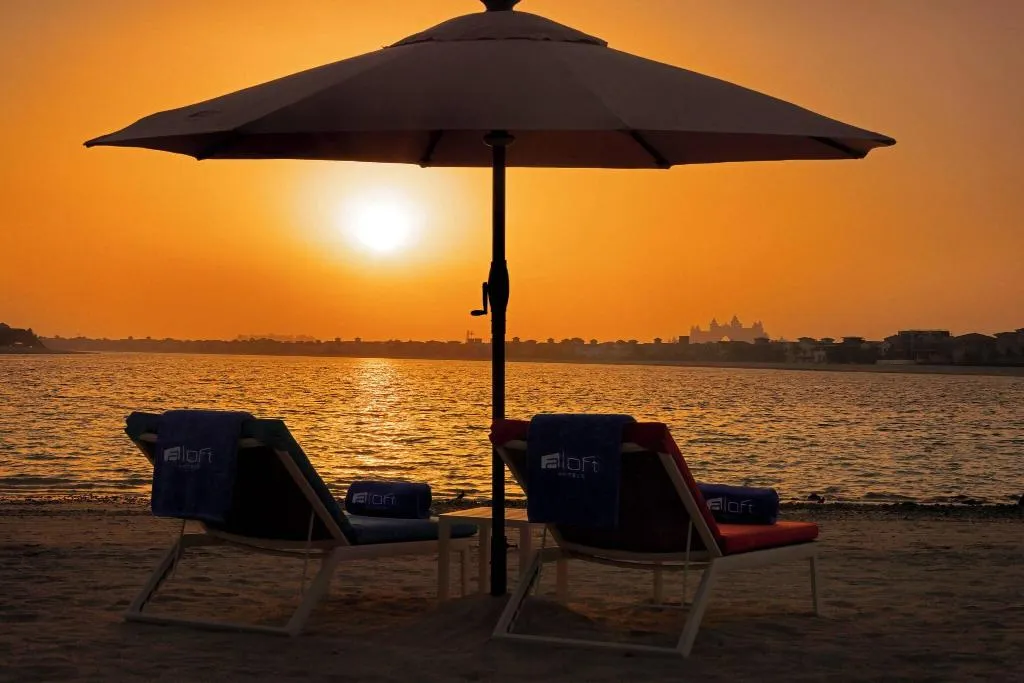 Beach, Aloft Palm Jumeirah, Dubai