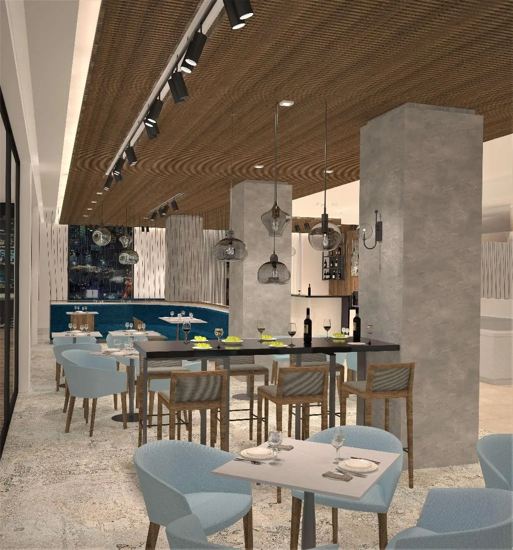 Restaurant, Radisson Blu Hotel Larnaca, Cyprus
