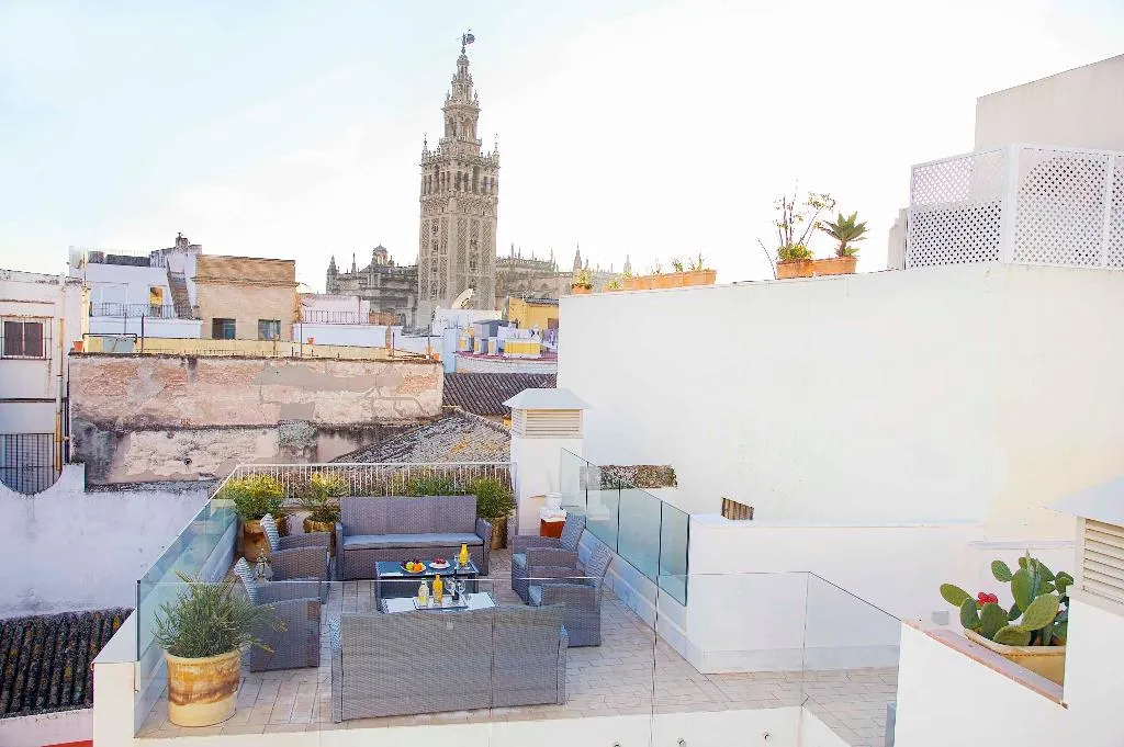 Terrace, Overland Suites Catedral Luxury Apartments, Seville