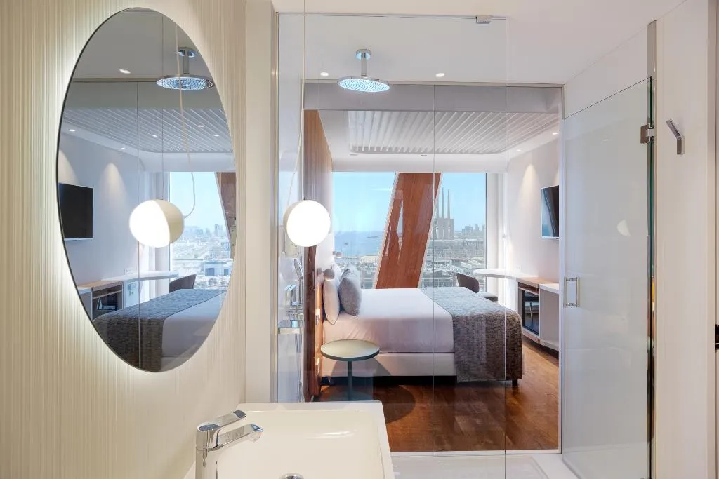 DOUBLE SINGLE USE SEA VIEW Room, Hotel Marina Badalona, Barcelona