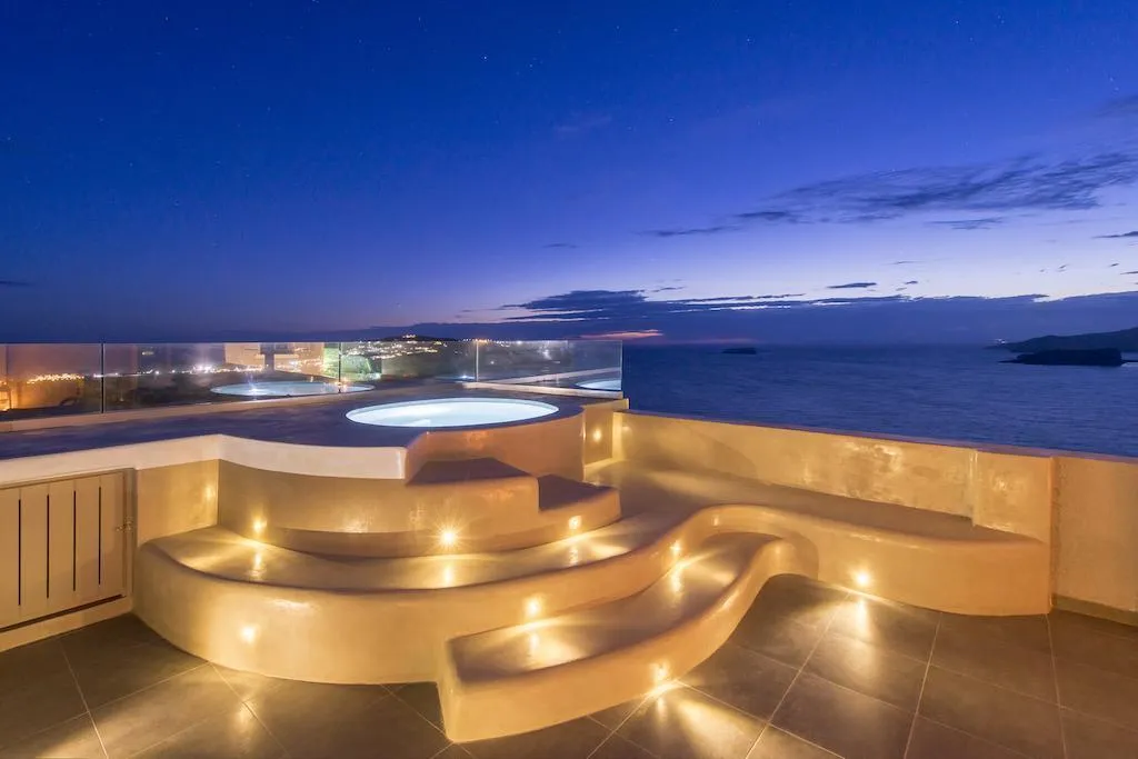 General view, Caldera's Dolphin, Santorini