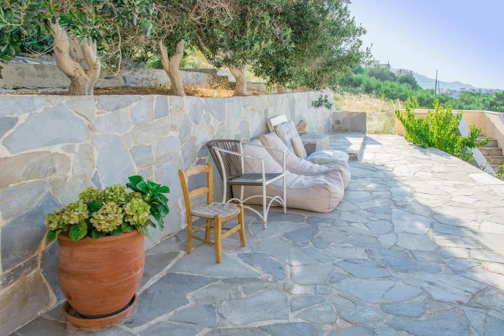 Terrace, Sunrise Beach, Samos