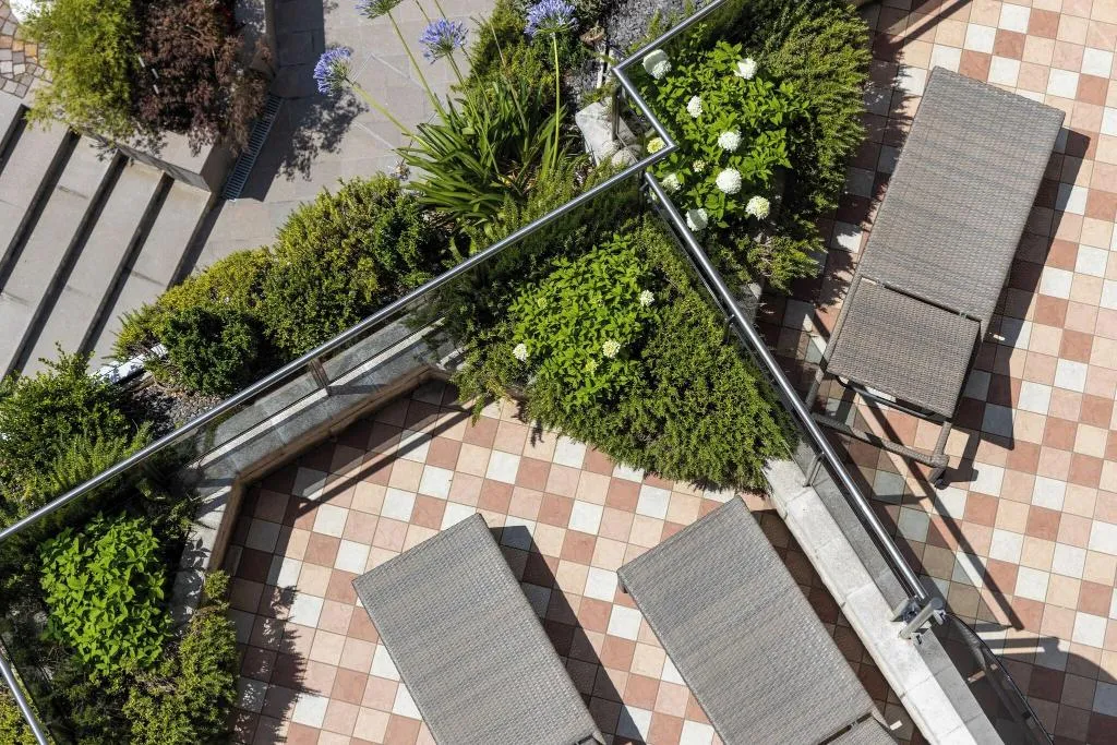 Terrace, Hotel Garda, Milan
