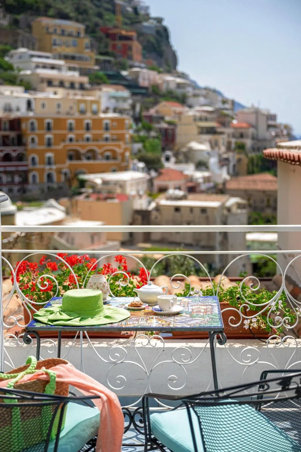 Terrace, Hotel Royal Prisco, Naples