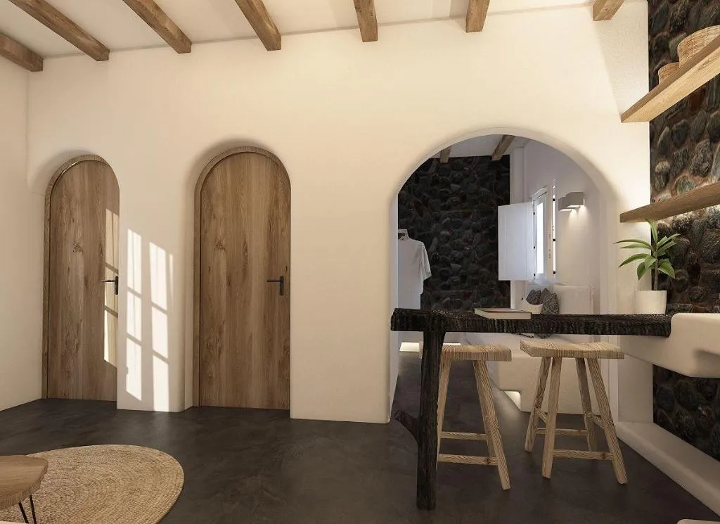Room, Makris Beach Hotel, Santorini
