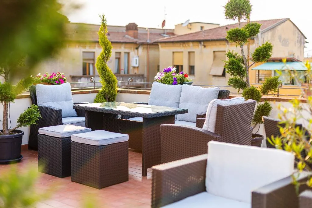 Terrace, Annabella Hotel Roof Terrace, Florence