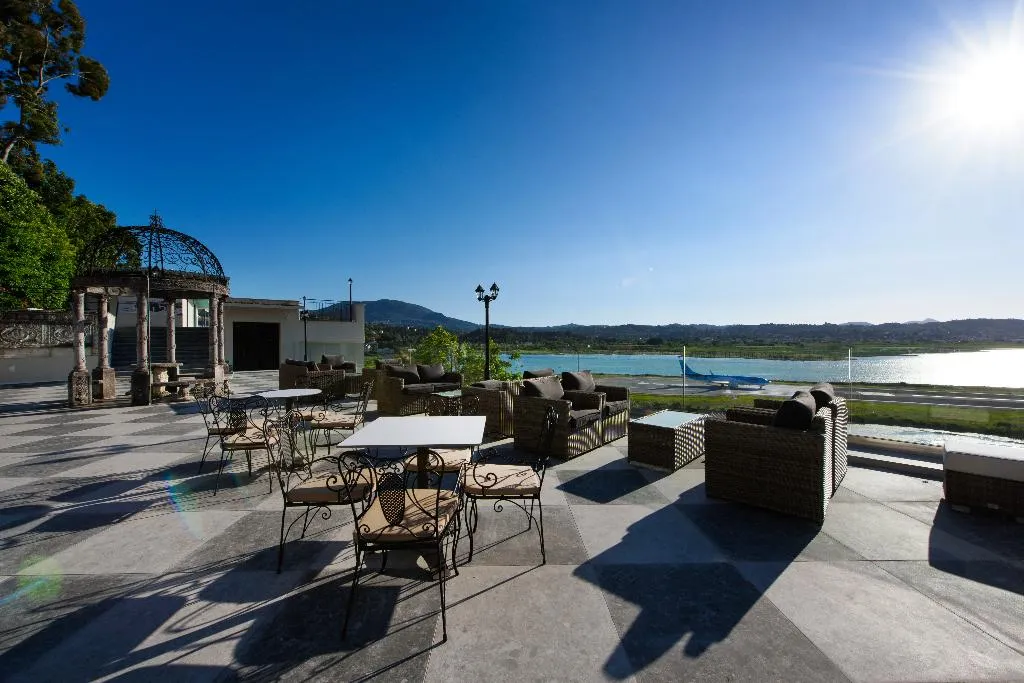Terrace, The Royal Grand Hotel, Corfu