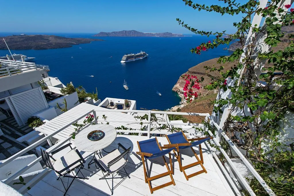 General view, Porto Fira Suites, Santorini
