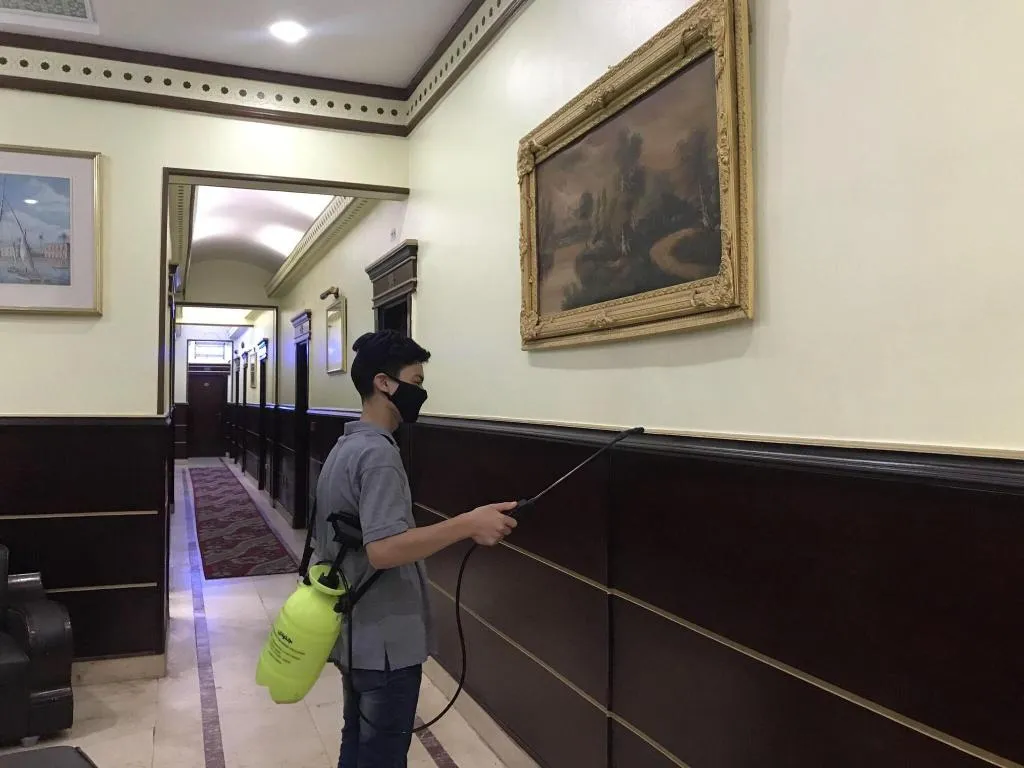 Lobby, City View Hotel, Cairo