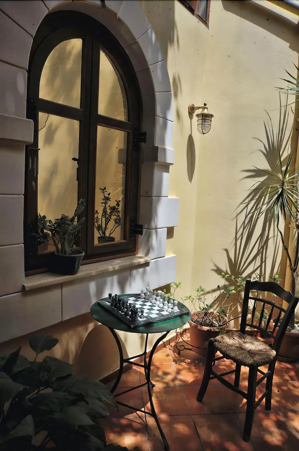 Terrace, Byzantine Hotel, Crete