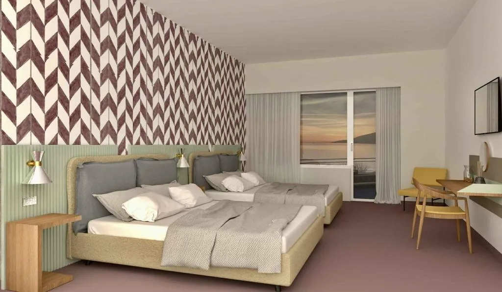 FAMILY ROOM TWO DOUBLE BEDS Room, Reginna Palace, Naples