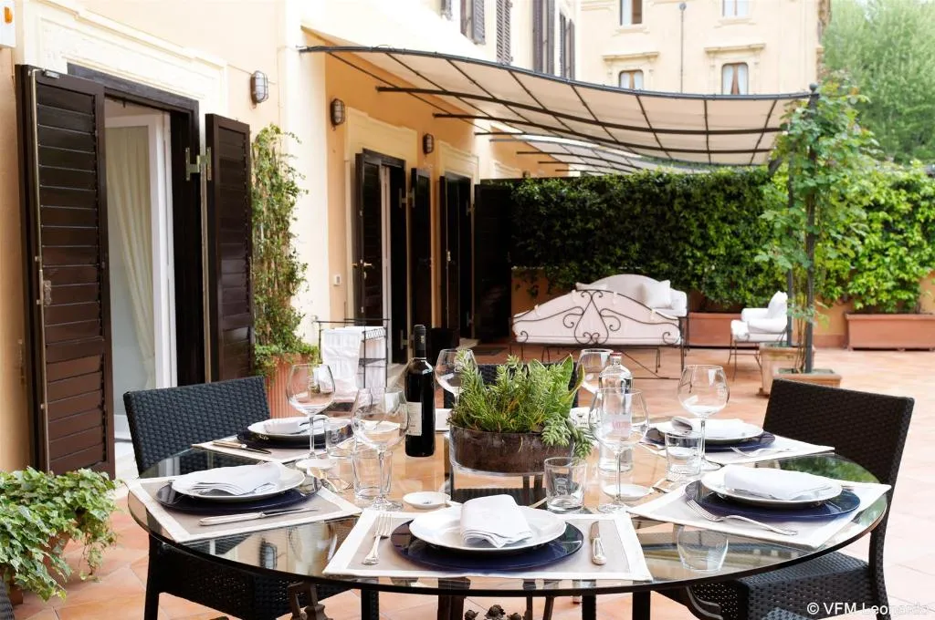 Terrace, Villa Spalletti Trivelli, Rome