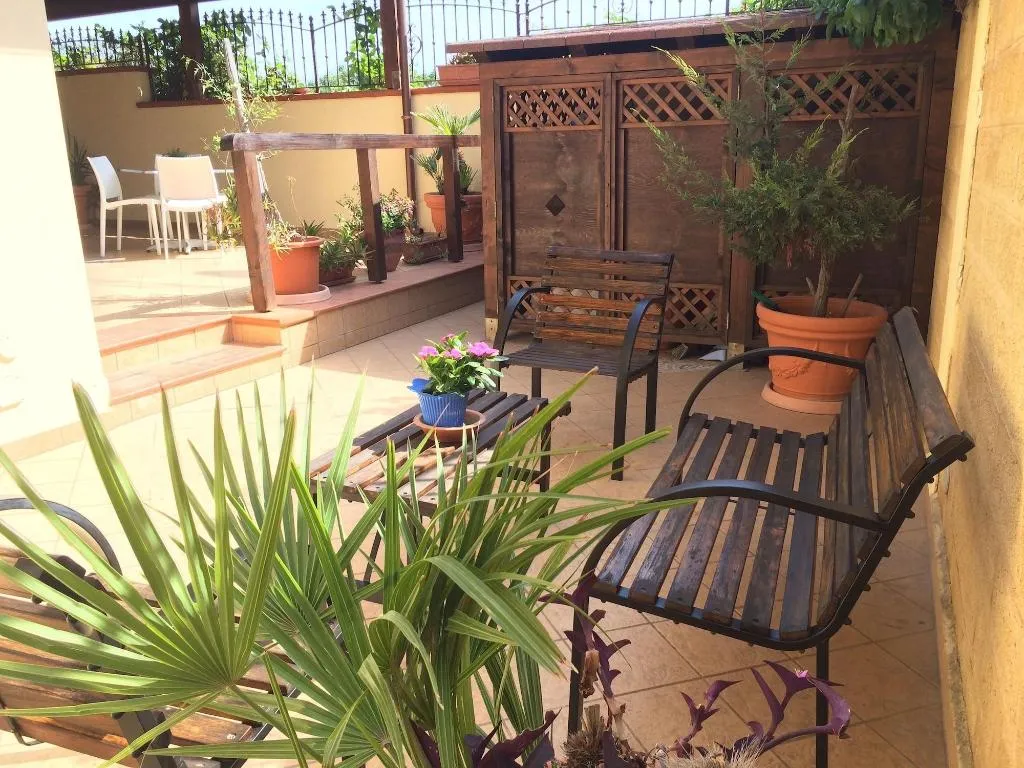 Terrace, B&B Arcadias, Catania