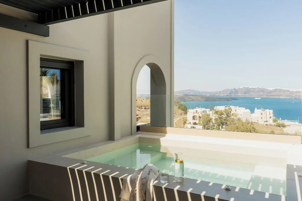 Terrace, Black Diamond Suites - Adults Only, Santorini
