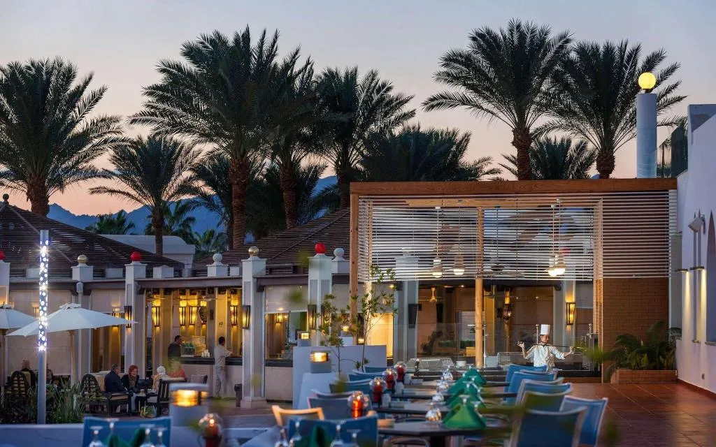 Terrace, Sentido Reef Oasis Senses Resort, Red Sea Riviera