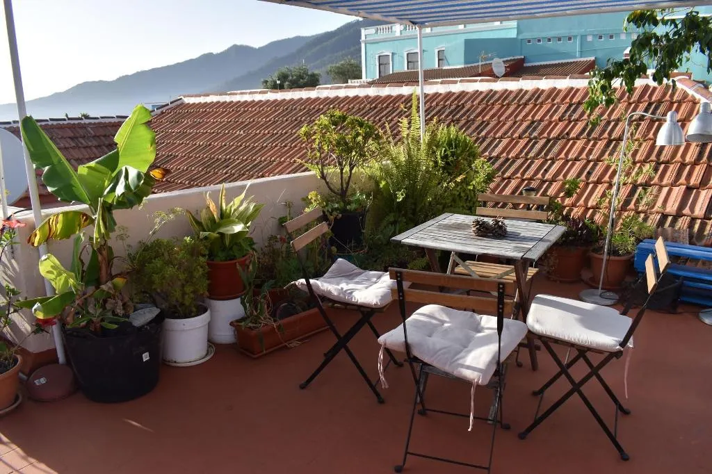 Terrace, Hostel La Casa Encantada, La Palma